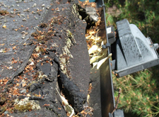Gutter drip splitting